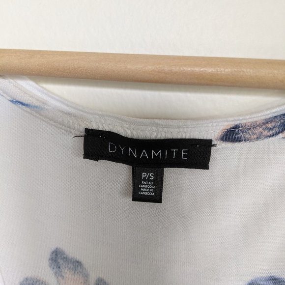 Dynamite Floral Zipper Tank Top - Picture 3 of 4